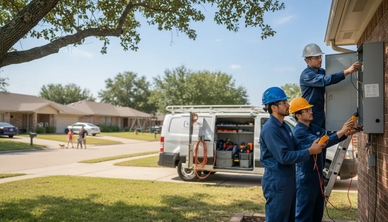 Certified electrician providing emergency electrical services in Alexandria, OH